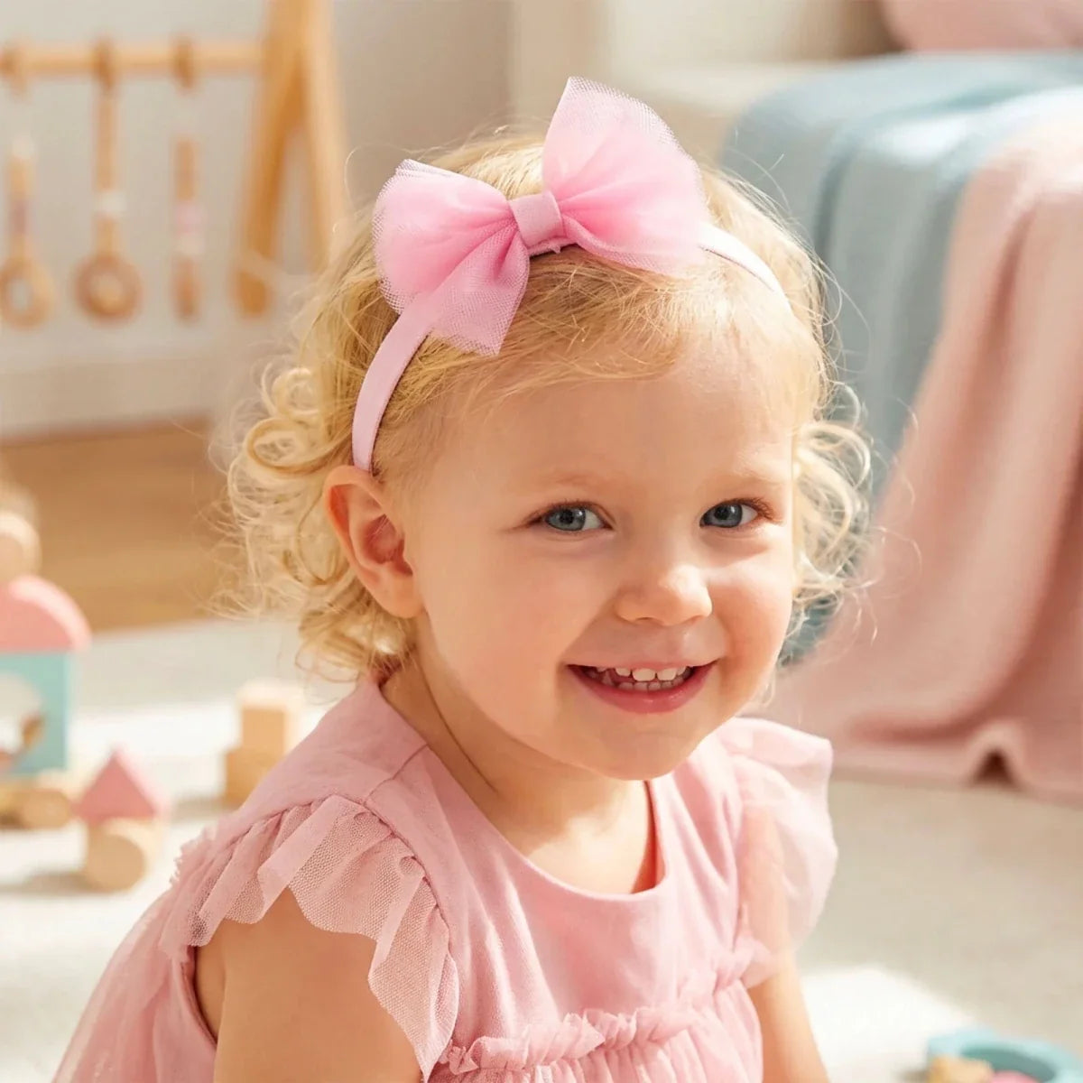 HelloBaby Tulle Baby Headband (One Size)
