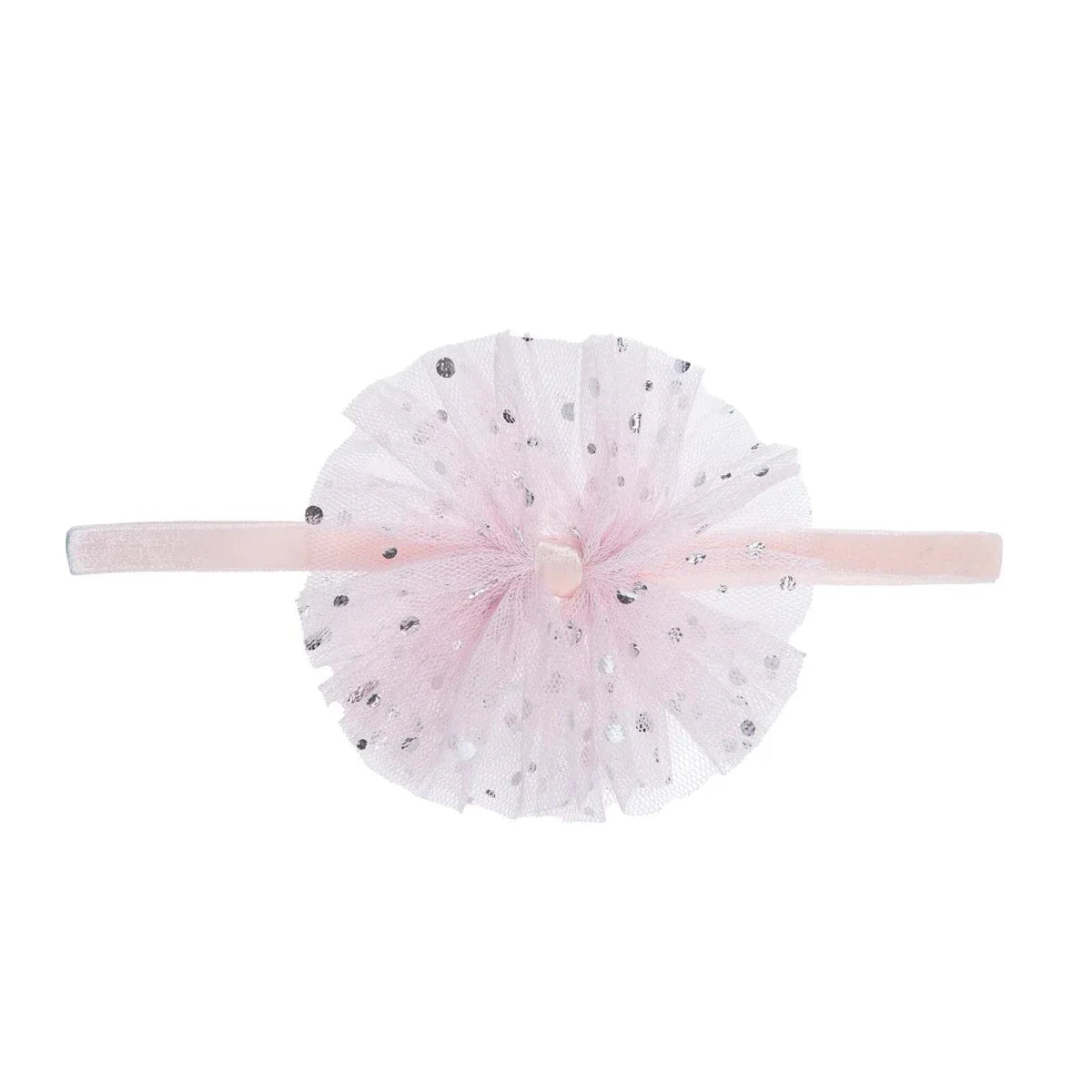 HelloBaby Polka Dot Tulle Baby Headband (One Size)