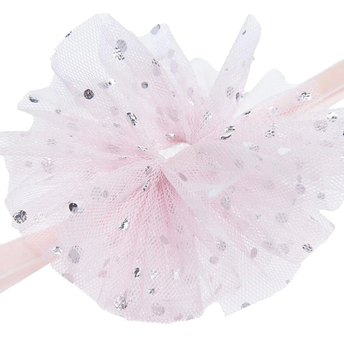HelloBaby Polka Dot Tulle Baby Headband (One Size)