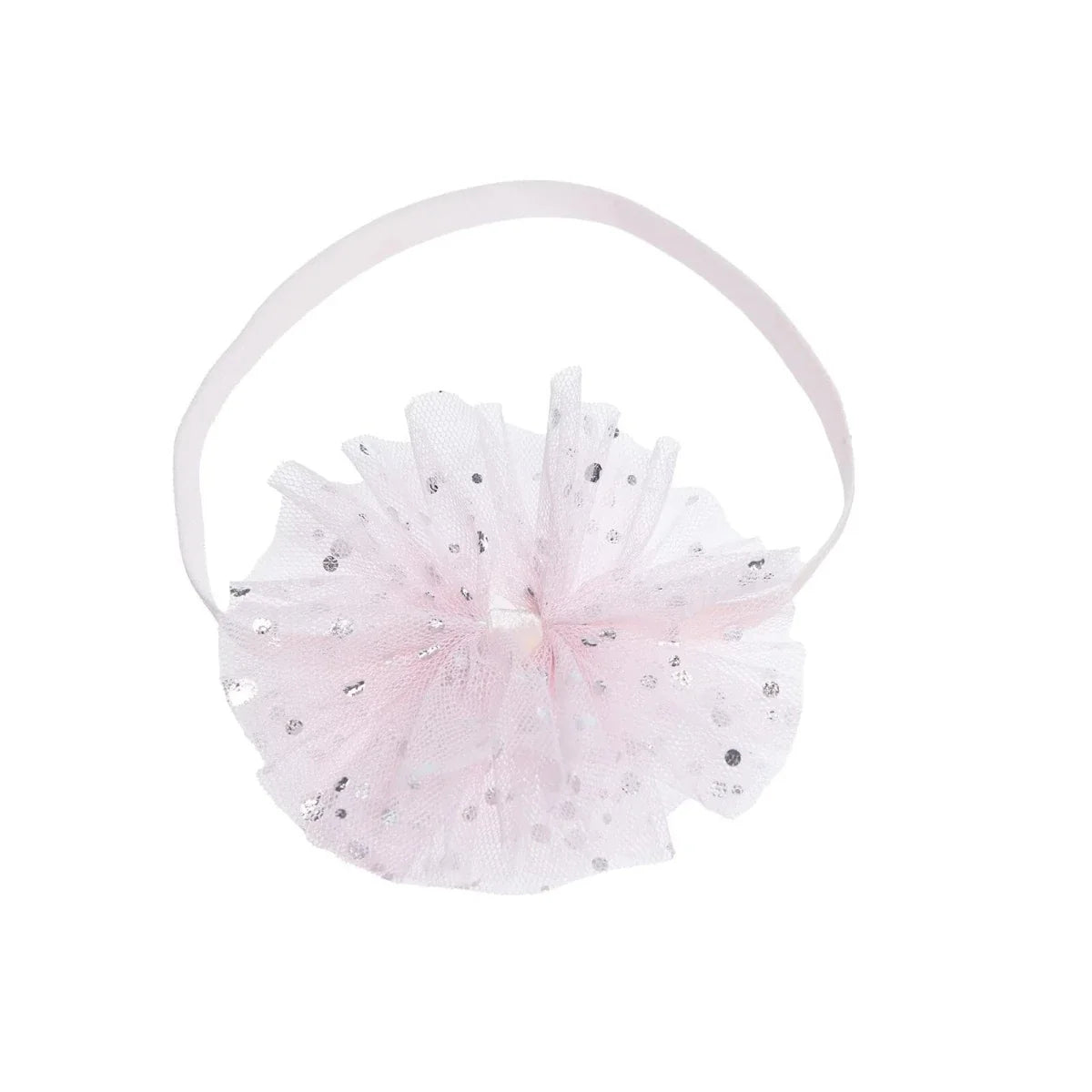 HelloBaby Polka Dot Tulle Baby Headband (One Size)