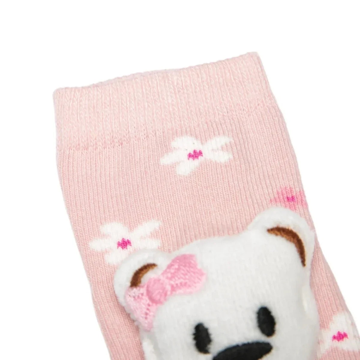 HelloBaby Bear Print Animal Novelty Baby Socks (Newborn to 12 Months)