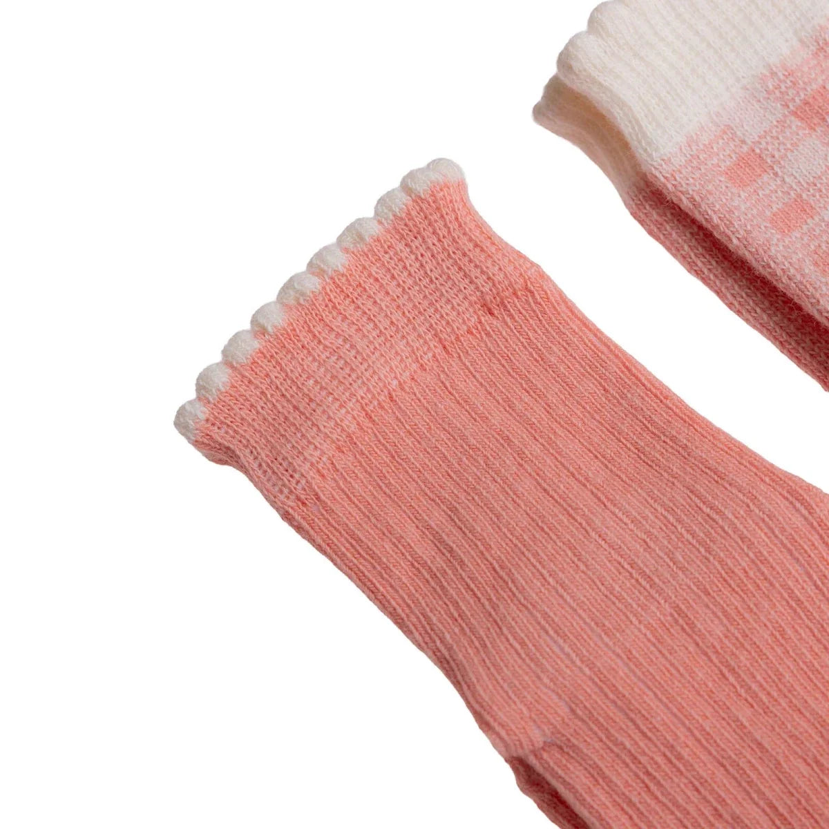 HelloBaby Check Print 3 Pack Non-Slip Baby Socks (Newborn to 3-4 Years)