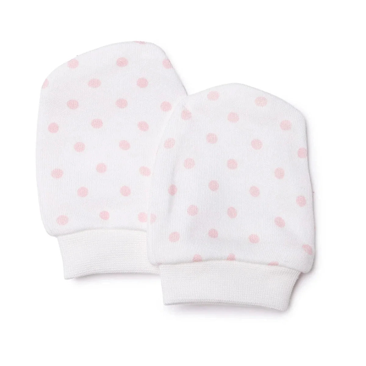 HelloBaby Polka Dot Print Baby Scratch Mitts (Newborn)