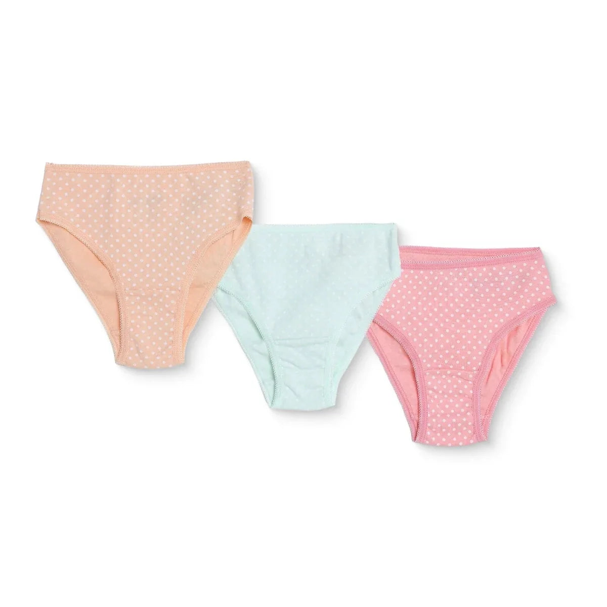 HelloBaby 3 Pack Polka Dot Print Baby Briefs (12 Months to 4-5 Years)