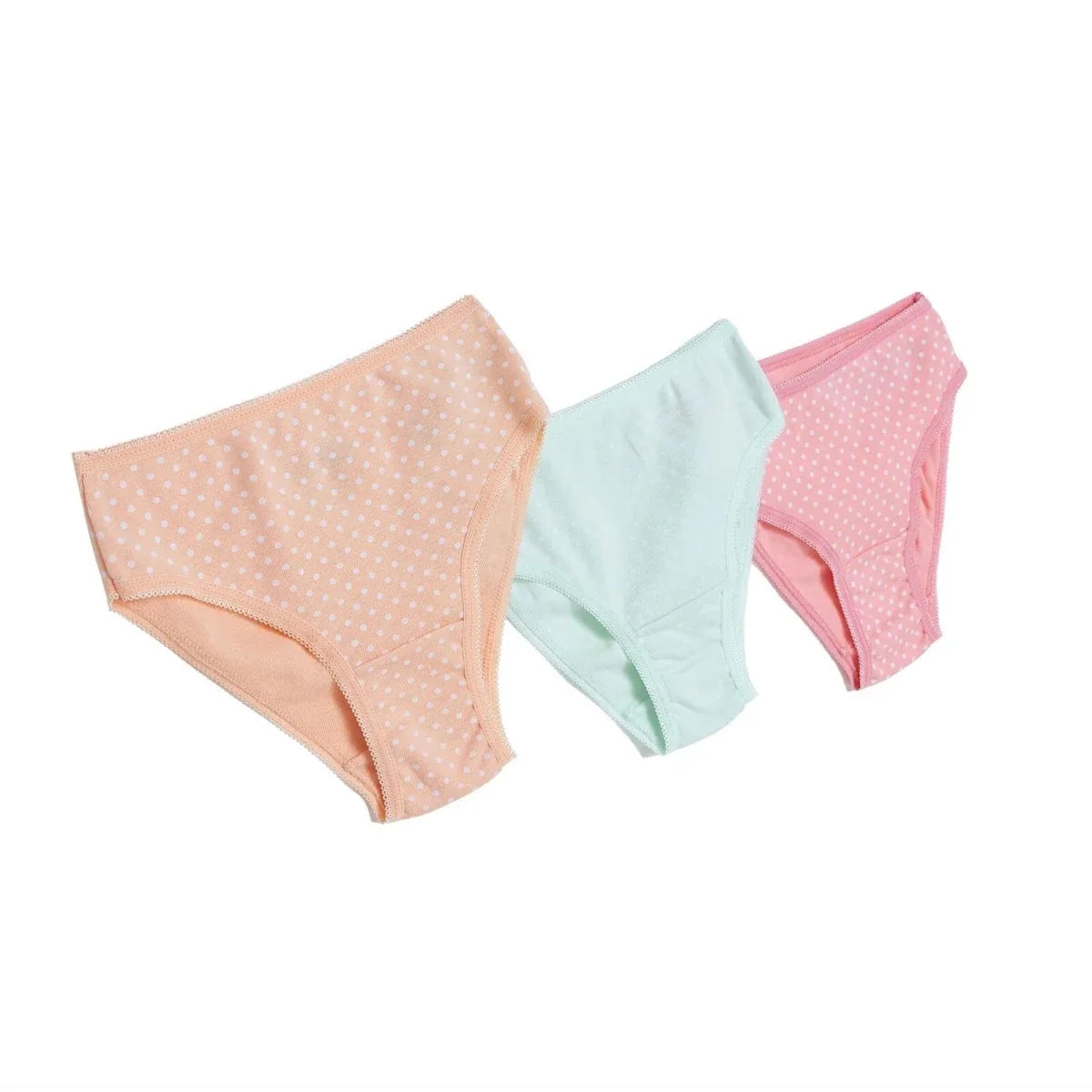 HelloBaby 3 Pack Polka Dot Print Baby Briefs (12 Months to 4-5 Years)