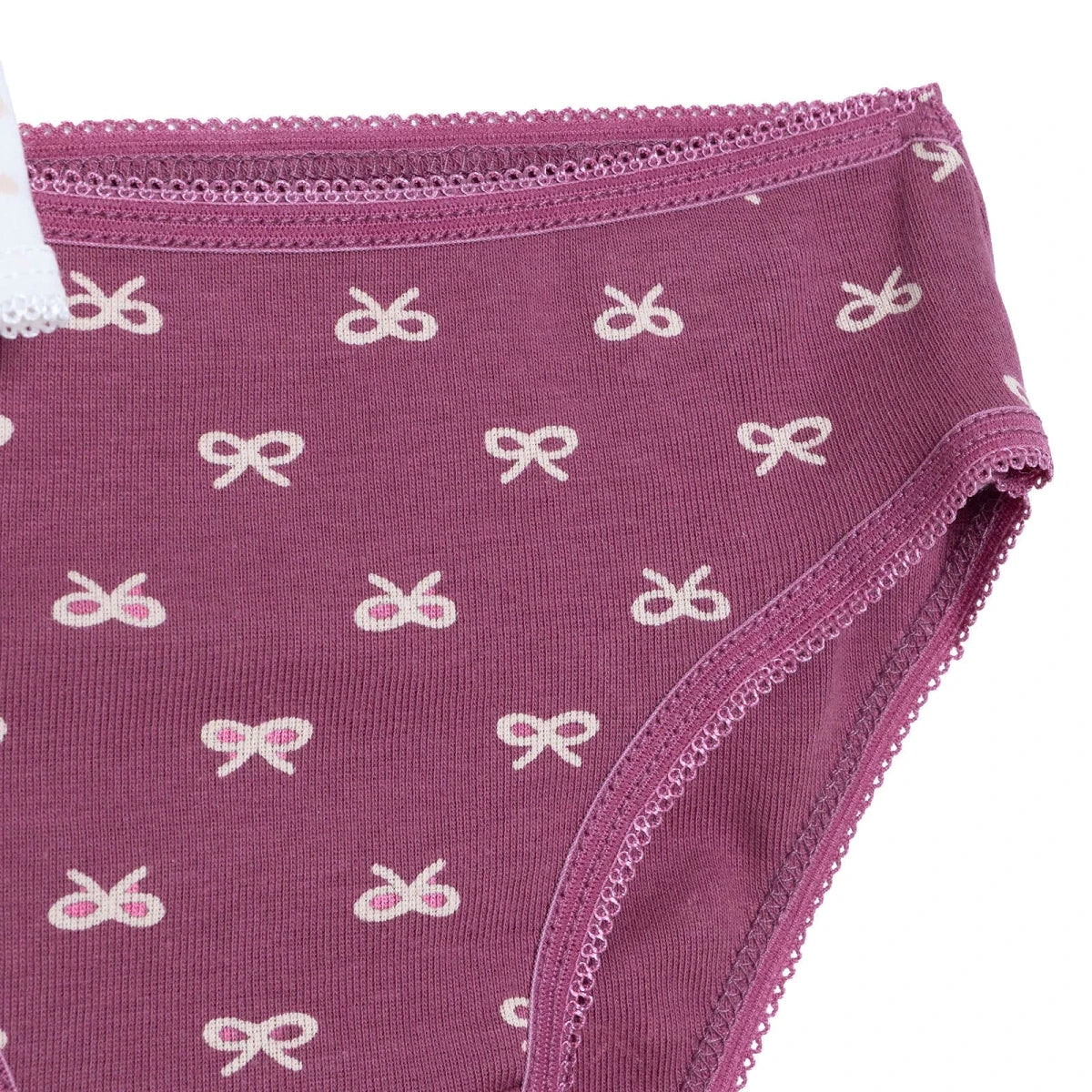 HelloBaby 3 Pack Bow Print Baby Briefs (12 Months to 4-5 Years)