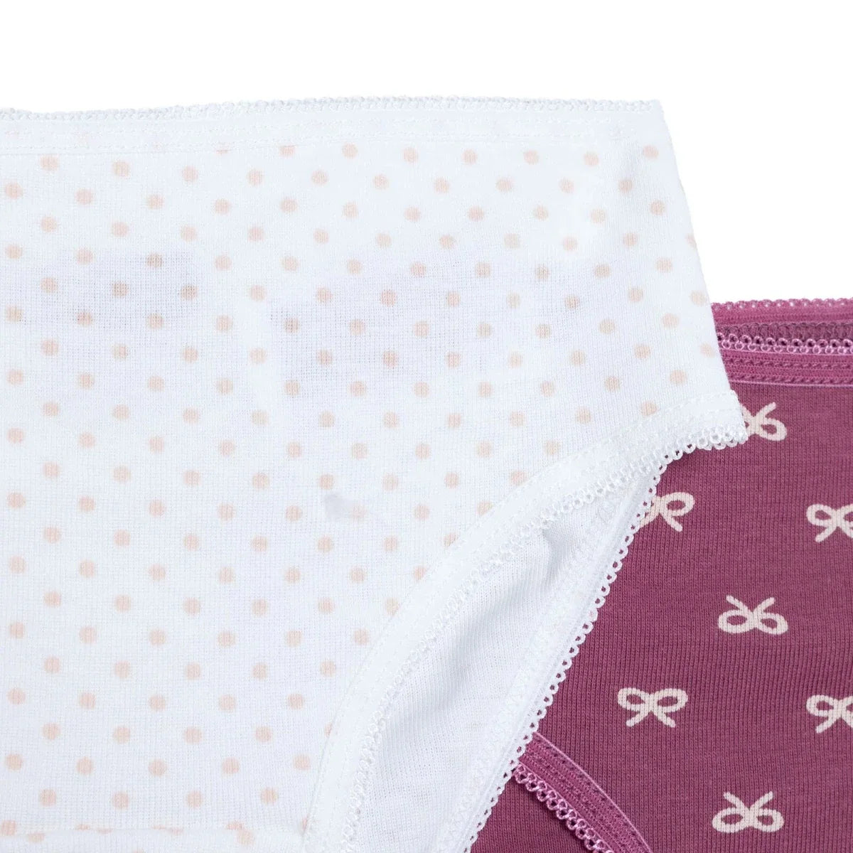 HelloBaby 3 Pack Bow Print Baby Briefs (12 Months to 4-5 Years)