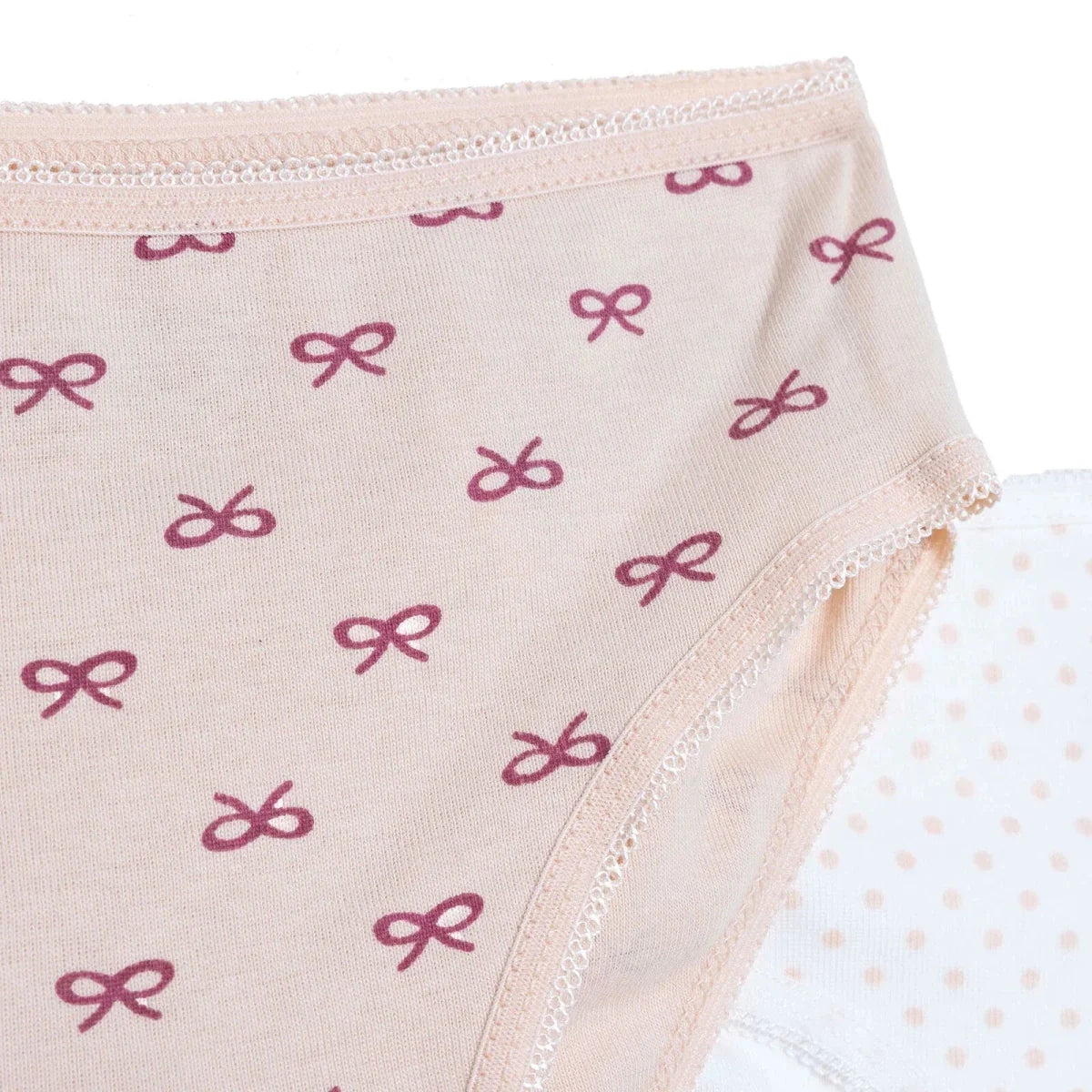 HelloBaby 3 Pack Bow Print Baby Briefs (12 Months to 4-5 Years)