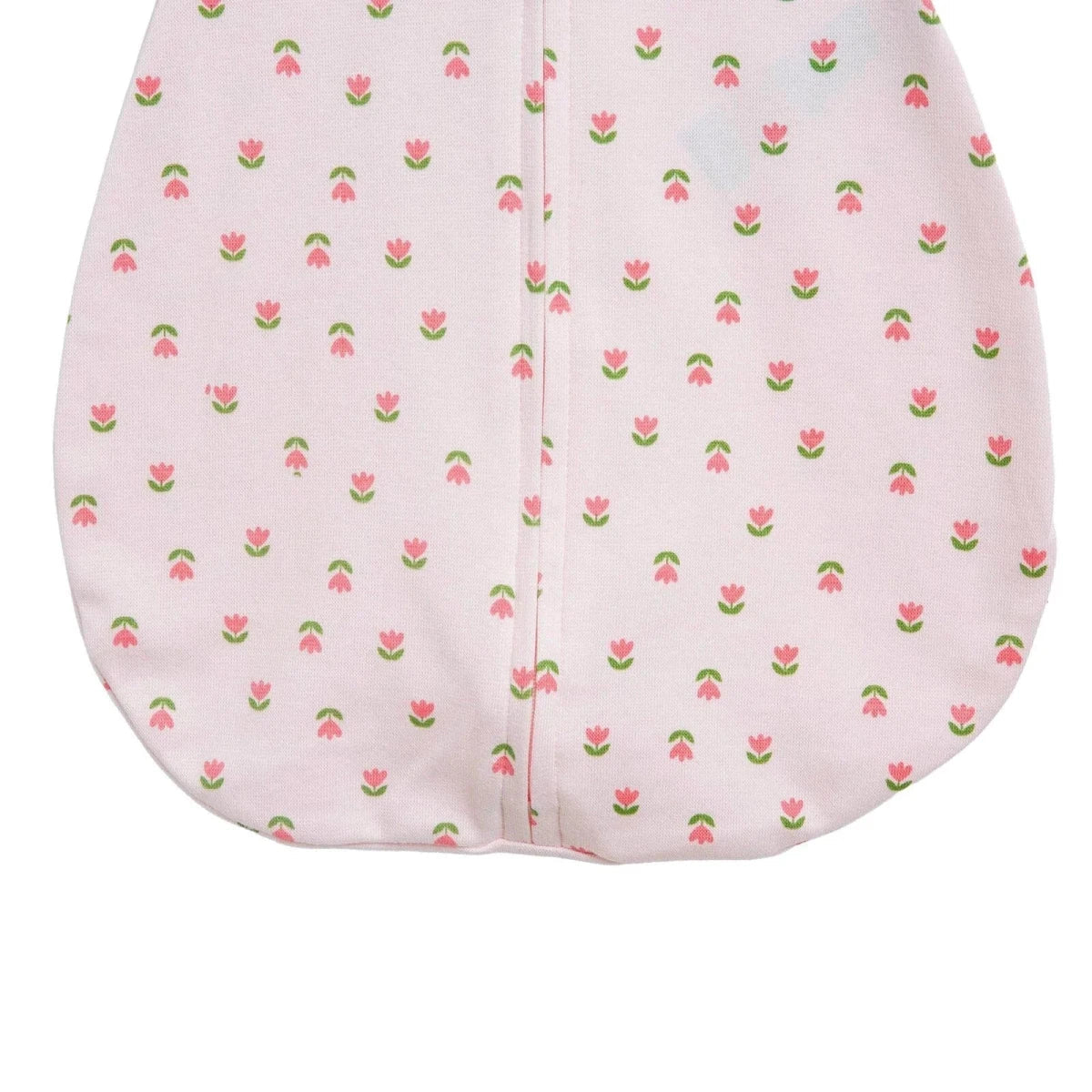 HelloBaby Floral Print Zip-Up Baby Swaddle (Newborn)
