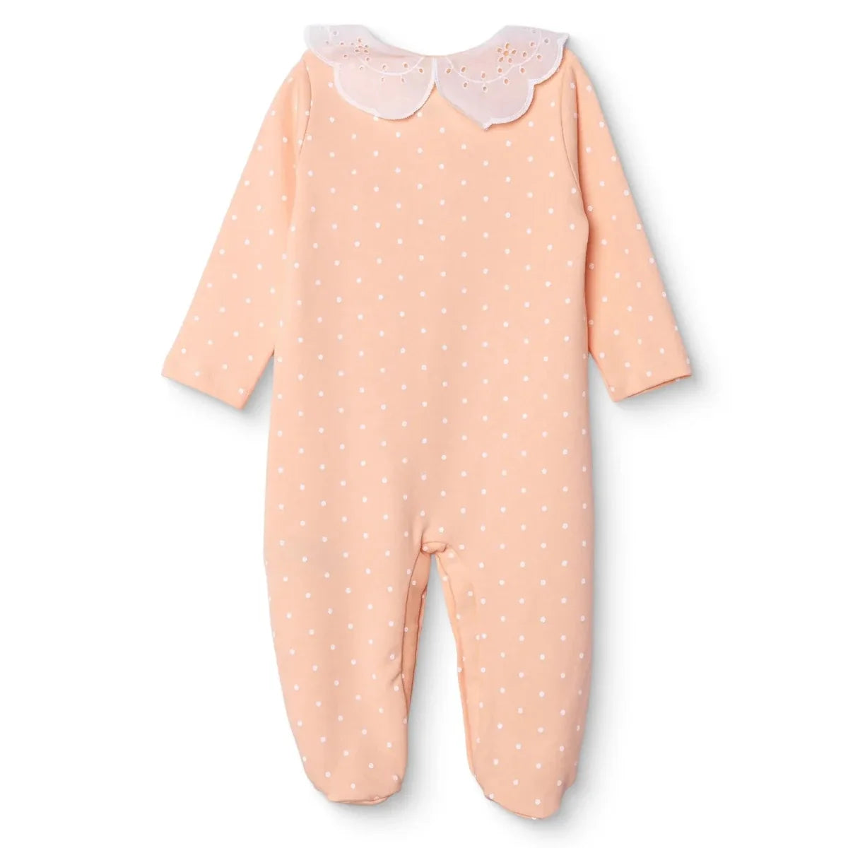 HelloBaby Polka Dot Long Sleeve Baby Sleepsuit with Feet (Newborn to 6-9 Months)