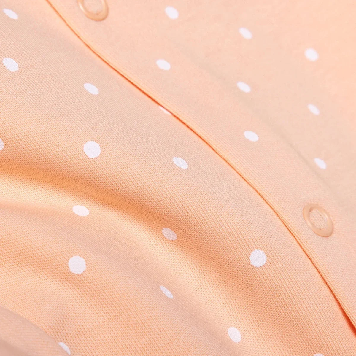 HelloBaby Polka Dot Long Sleeve Baby Sleepsuit with Feet (Newborn to 6-9 Months)