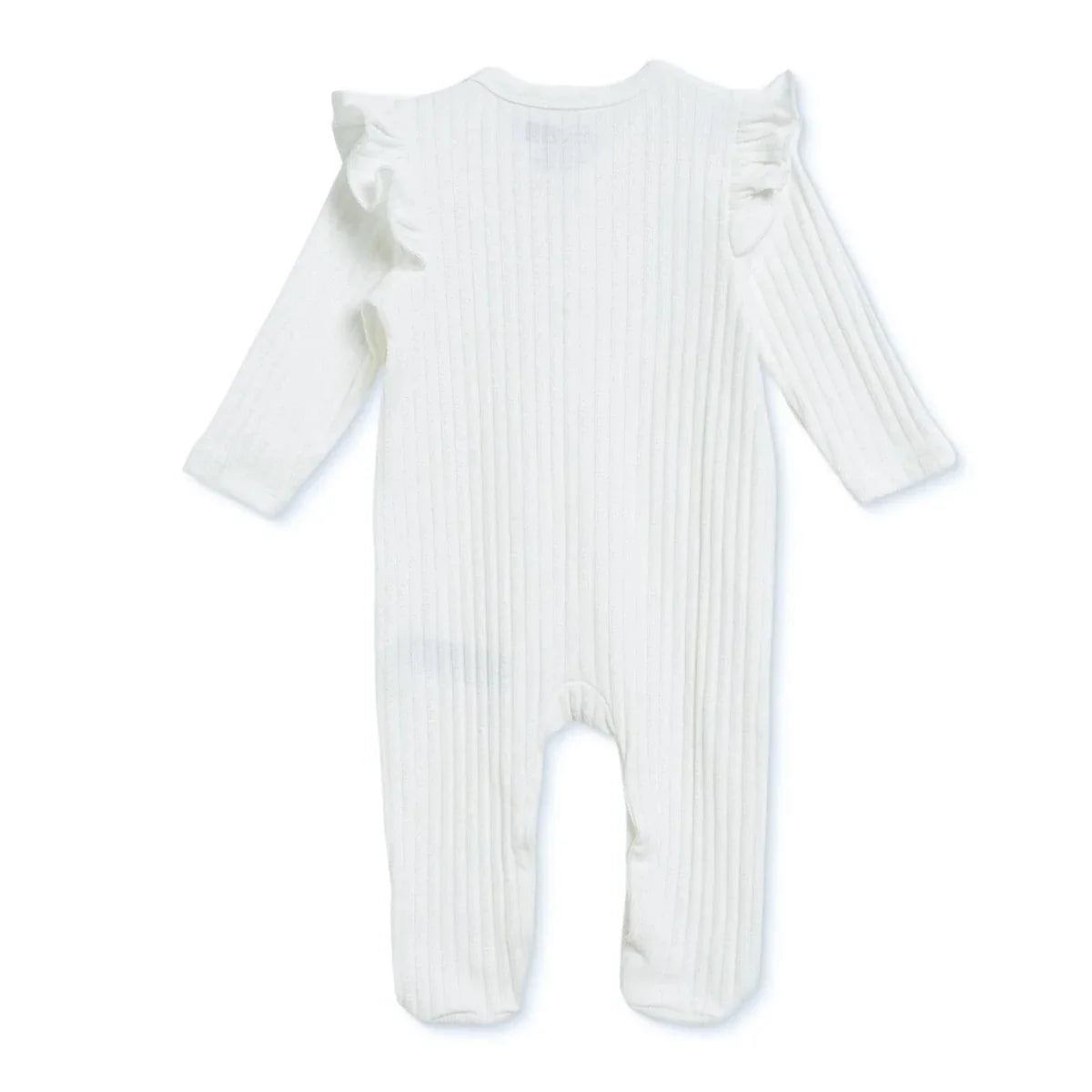 HelloBaby Long Sleeve Ribbed Footed Baby Sleepsuit (Newborn to 6-9 Months)