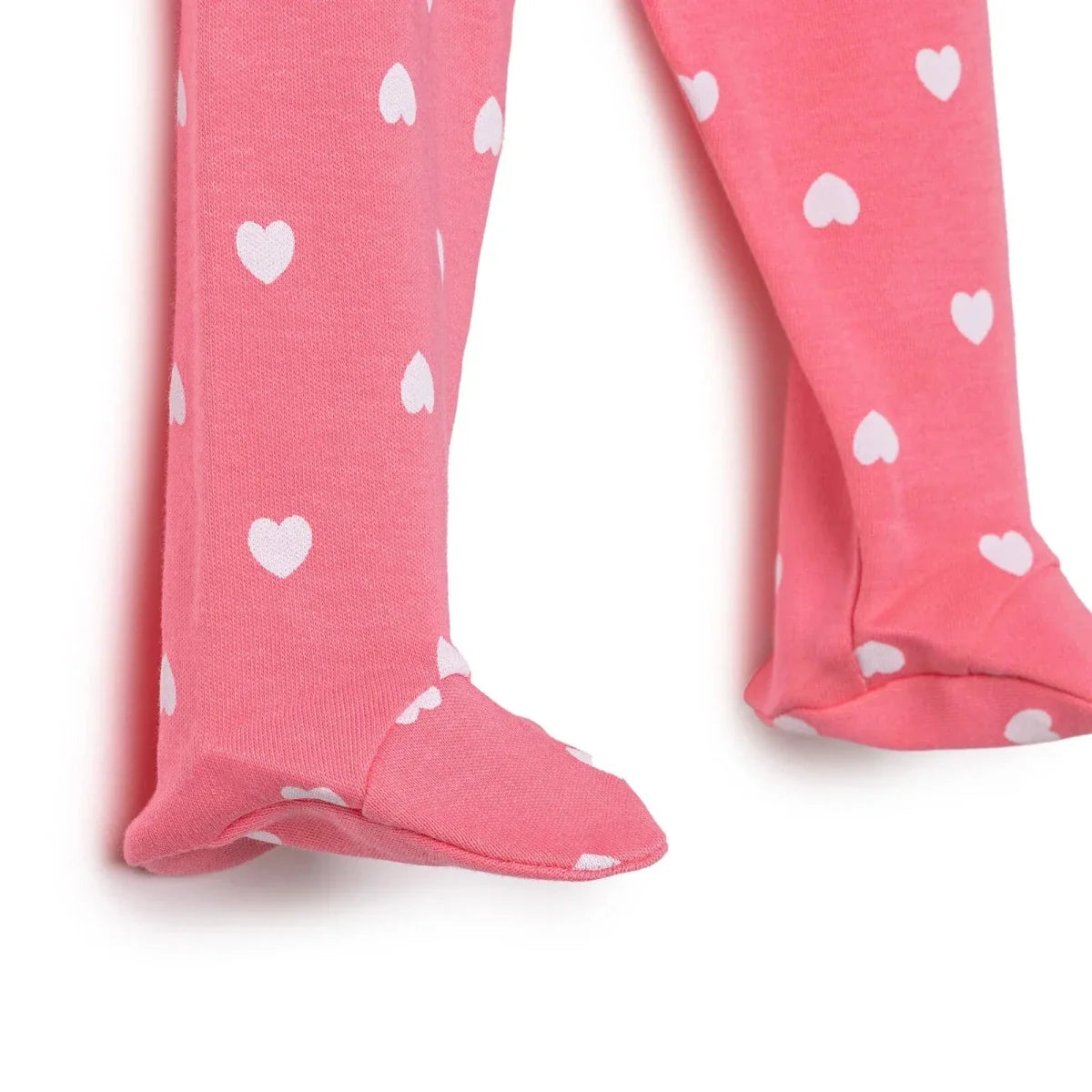 HelloBaby Heart Print Baby Hat, Vest & Bottoms Set (Newborn to 3-6 Months)