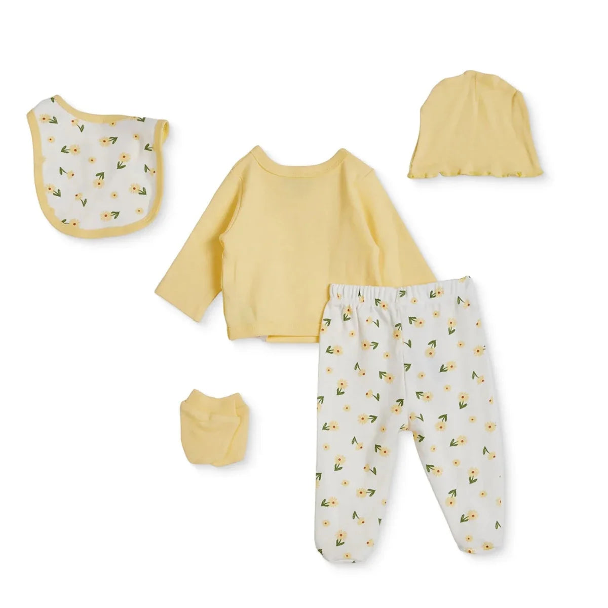HelloBaby "Sweet Heart" Slogan Baby Hat, Vest & Bottoms Set (Newborn to 3-6 Months)
