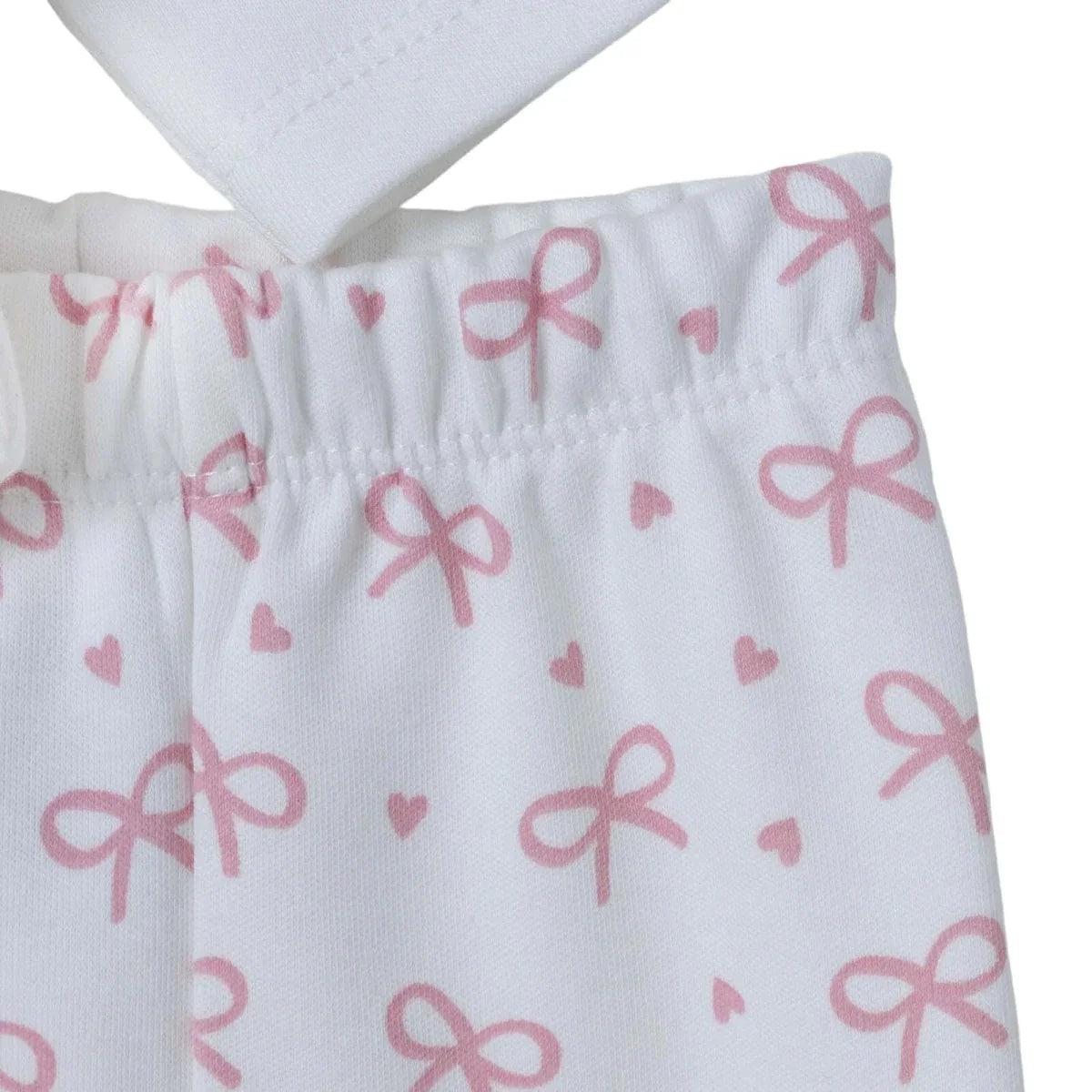HelloBaby Bear Print Baby Bodysuit, Hat & Bottoms Set (Newborn to 6-9 Months)