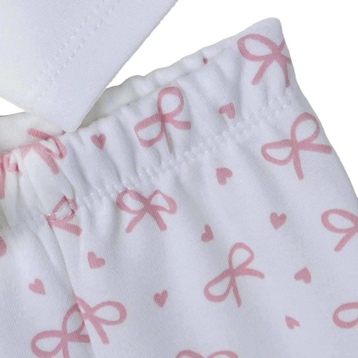 HelloBaby Bear Print Baby Bodysuit, Hat & Bottoms Set (Newborn to 6-9 Months)