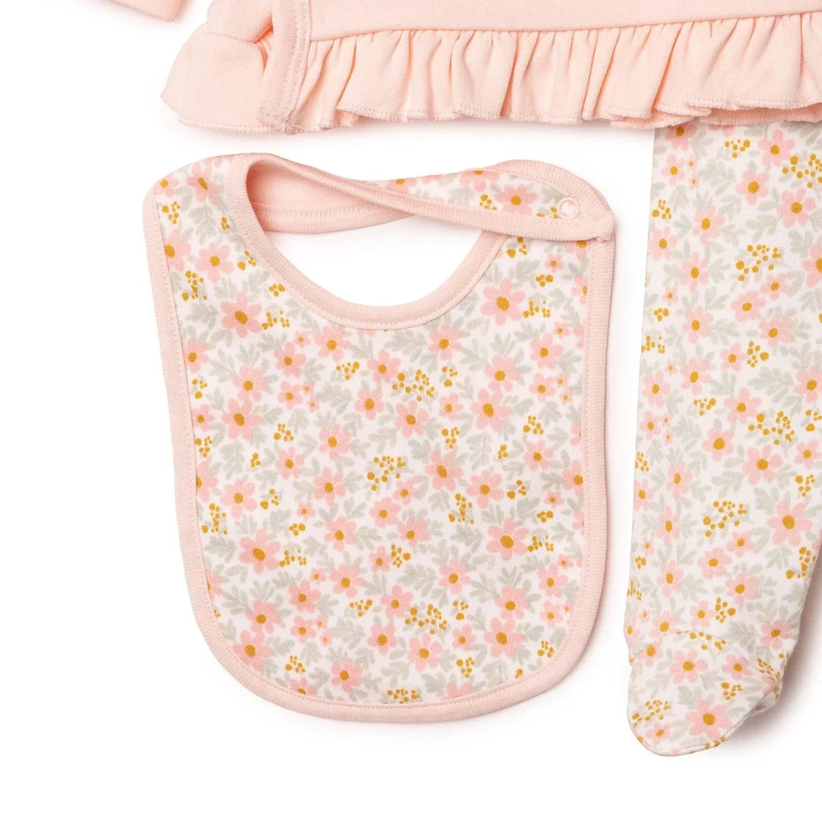 HelloBaby 5 Piece Floral Print Baby Hospital Bag Set (Newborn)