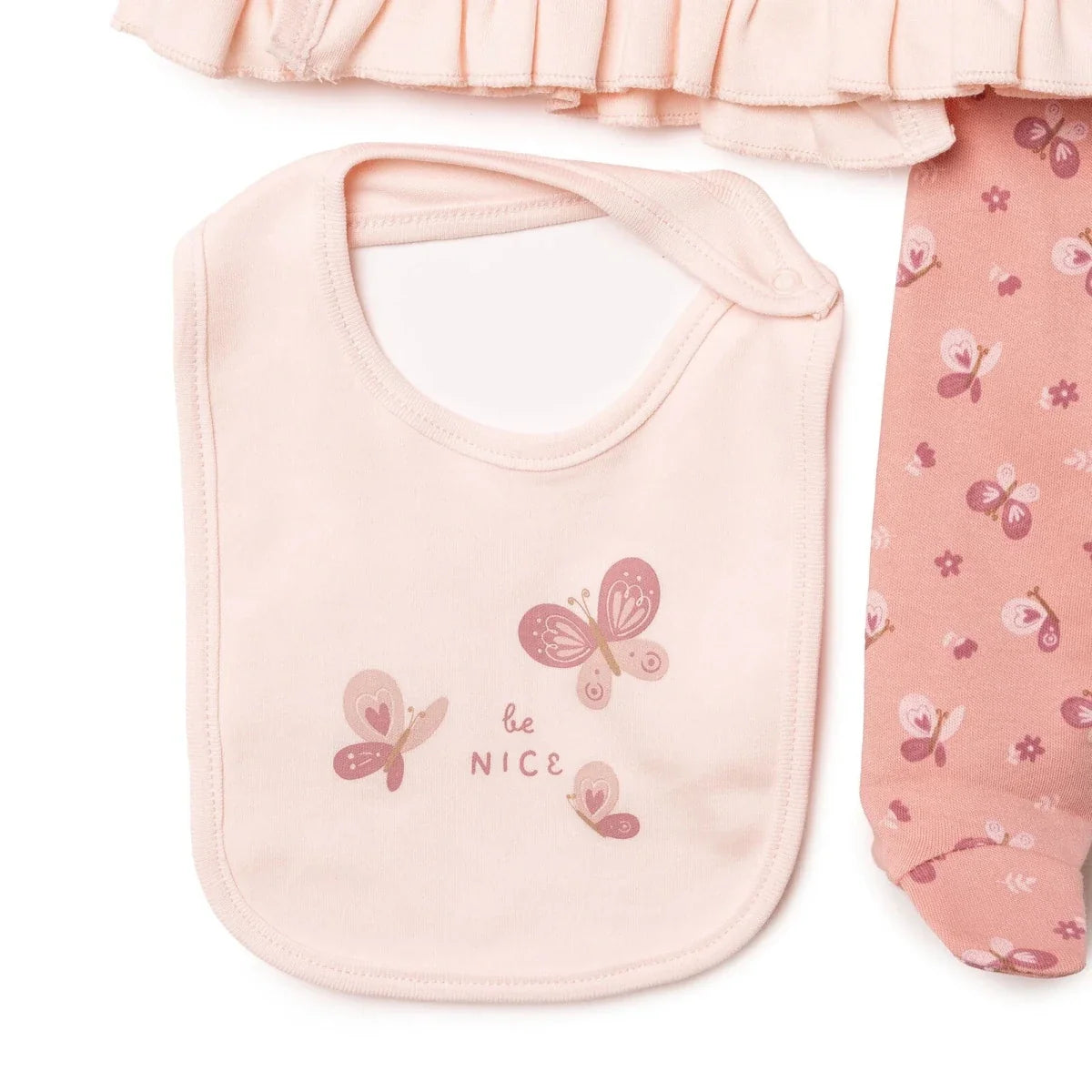 HelloBaby 5 Piece Butterfly Print Baby Hospital Bag Set (Newborn)
