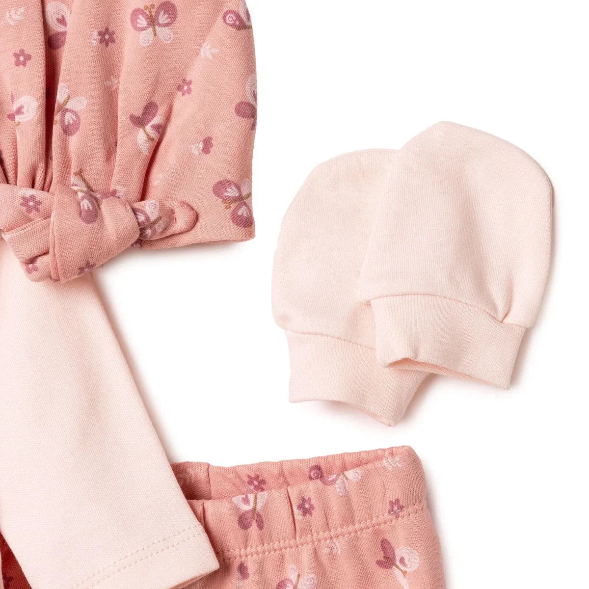HelloBaby 5 Piece Butterfly Print Baby Hospital Bag Set (Newborn)