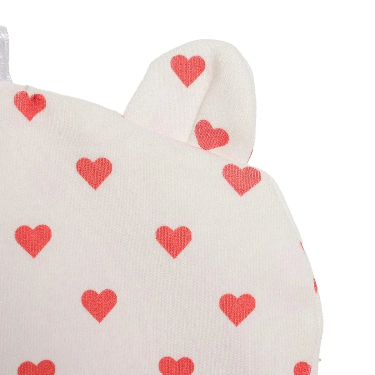 HelloBaby Heart Print Interlock Baby Hat (Newborn)