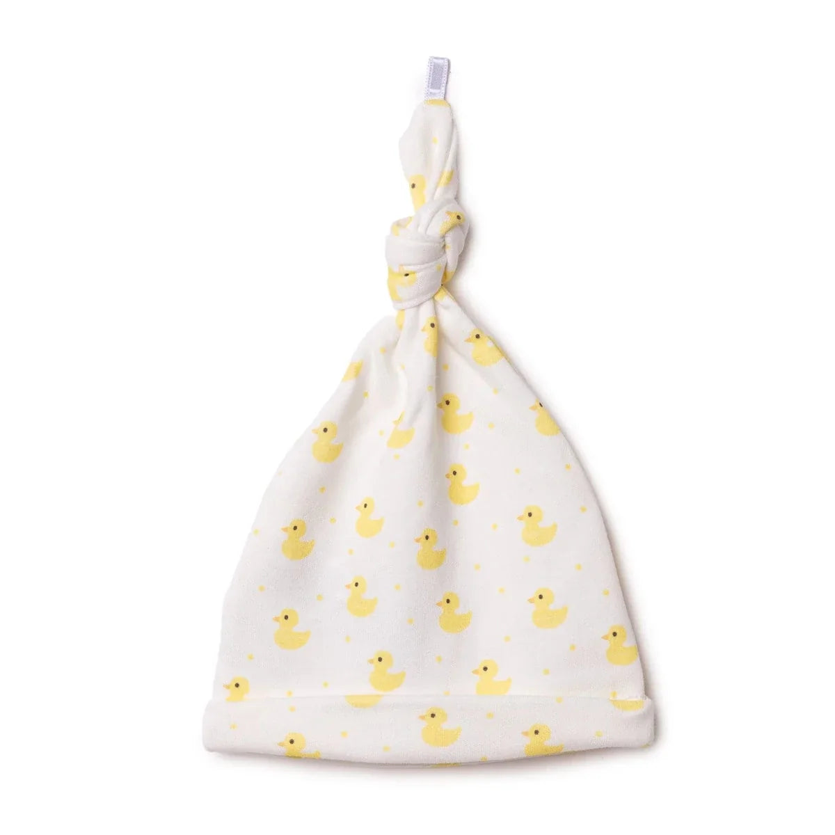 HelloBaby Heart Print Interlock Baby Hat (Newborn)