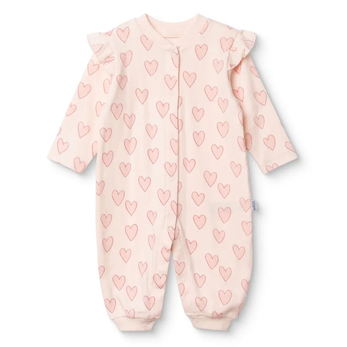 HelloBaby Heart Print Footless Baby Sleepsuit (Newborn to 6-9 Months)