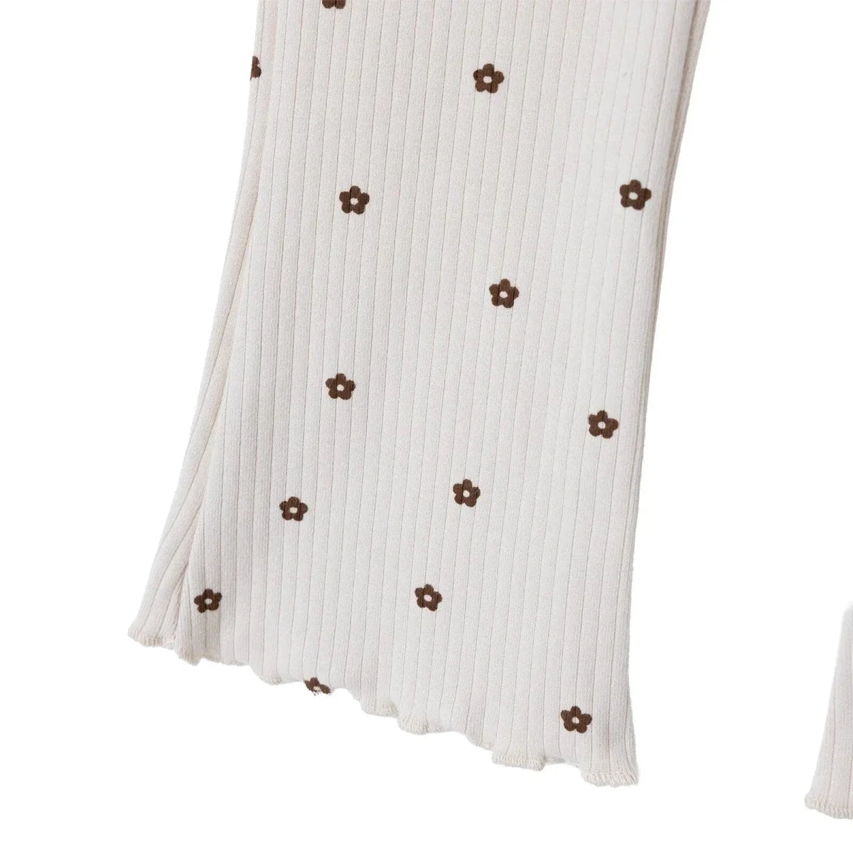 HelloBaby Floral Print Lightweight Ribbed Baby Leggings (3-6 Months to 4-5 Years)