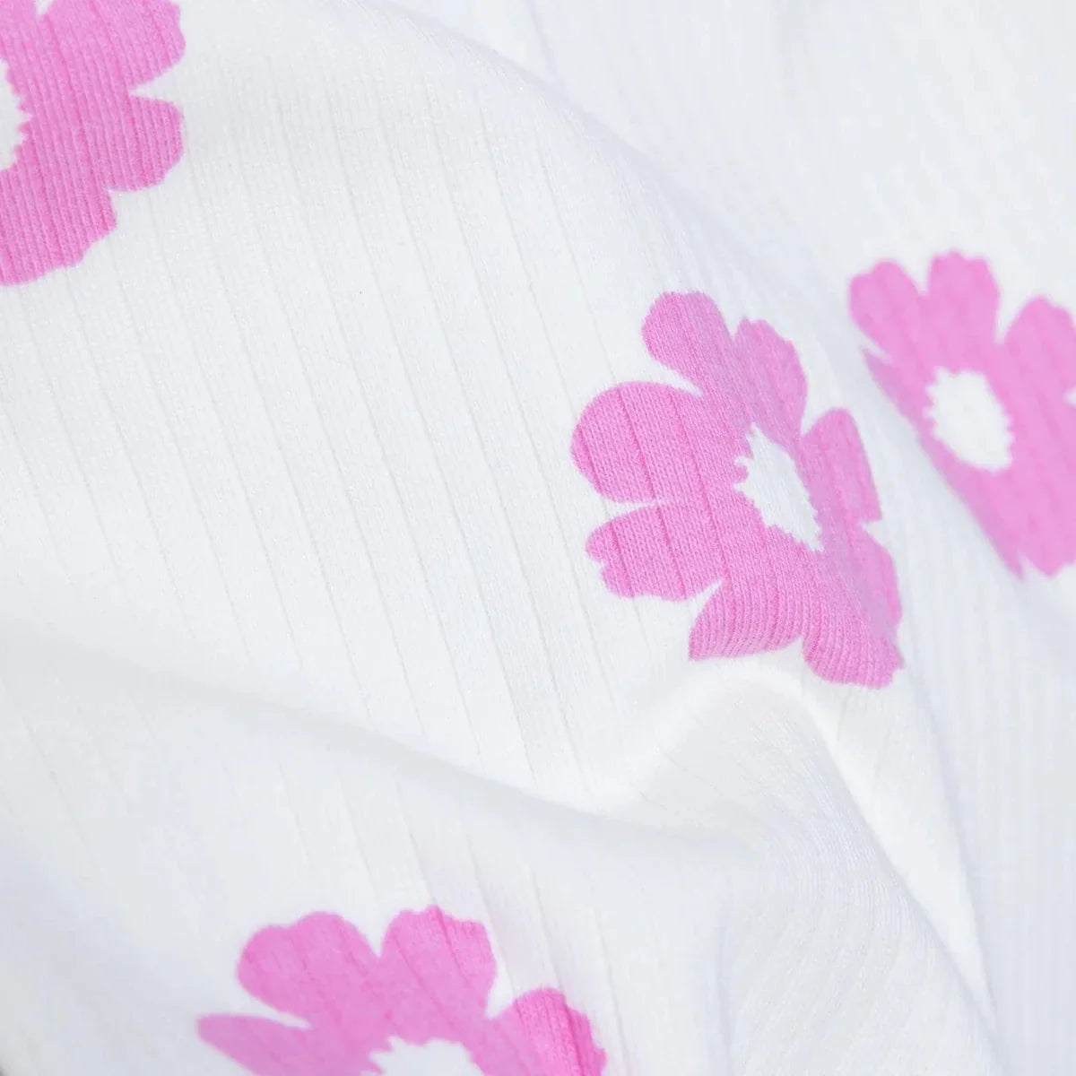 HelloBaby Floral Print Ribbed Baby Leggings (3-6 Months to 4-5 Years)