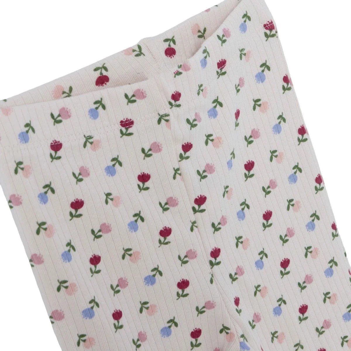 HelloBaby Floral Print Ribbed Baby Leggings (3-6 Months to 4-5 Years)