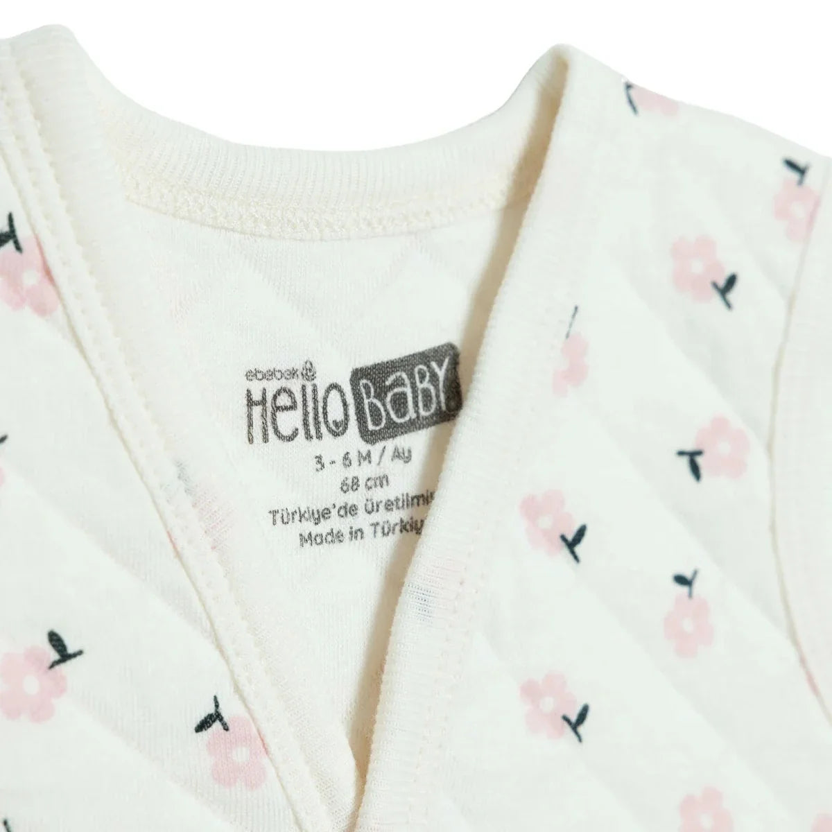 HelloBaby Animal Print Crew Neck Quilted Baby Gilet (1-3 Months to 18 Months-2 Years)