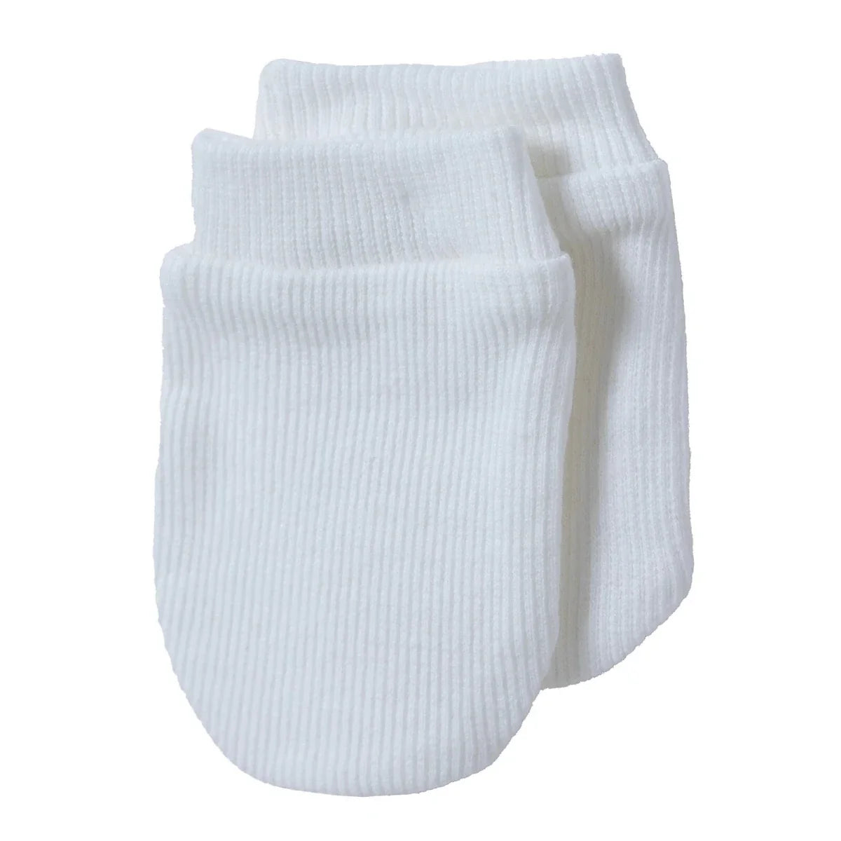 HelloBaby Ribbed Baby Scratch Mitts (Newborn)