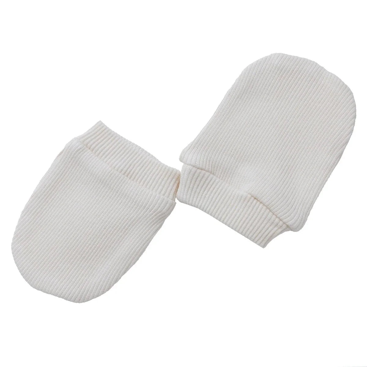 HelloBaby Ribbed Baby Scratch Mitts (Newborn)