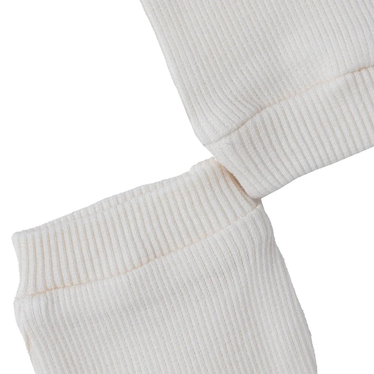 HelloBaby Ribbed Baby Scratch Mitts (Newborn)