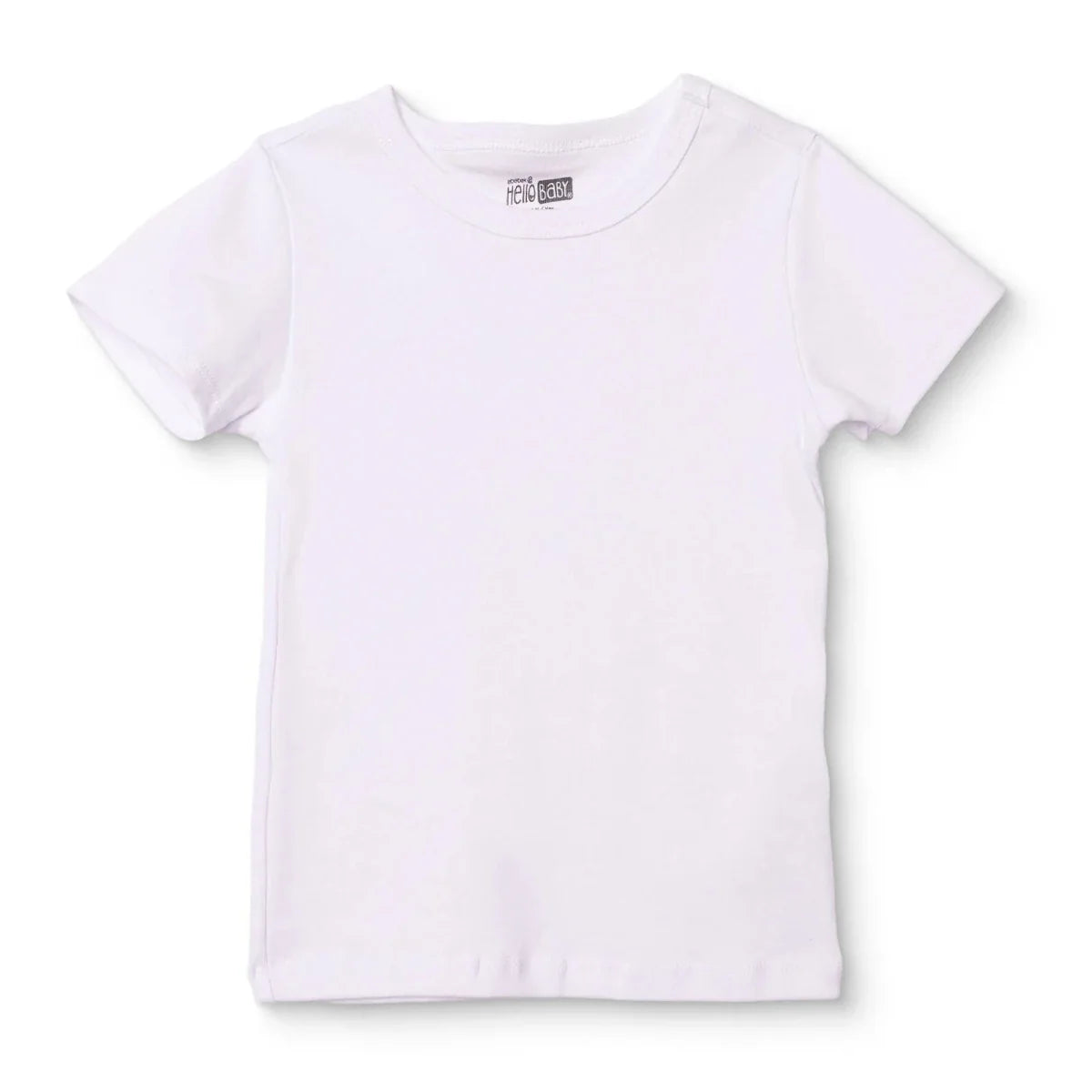 HelloBaby Short Sleeve Ribbed Baby Vest (12 Months to 4-5 Years)