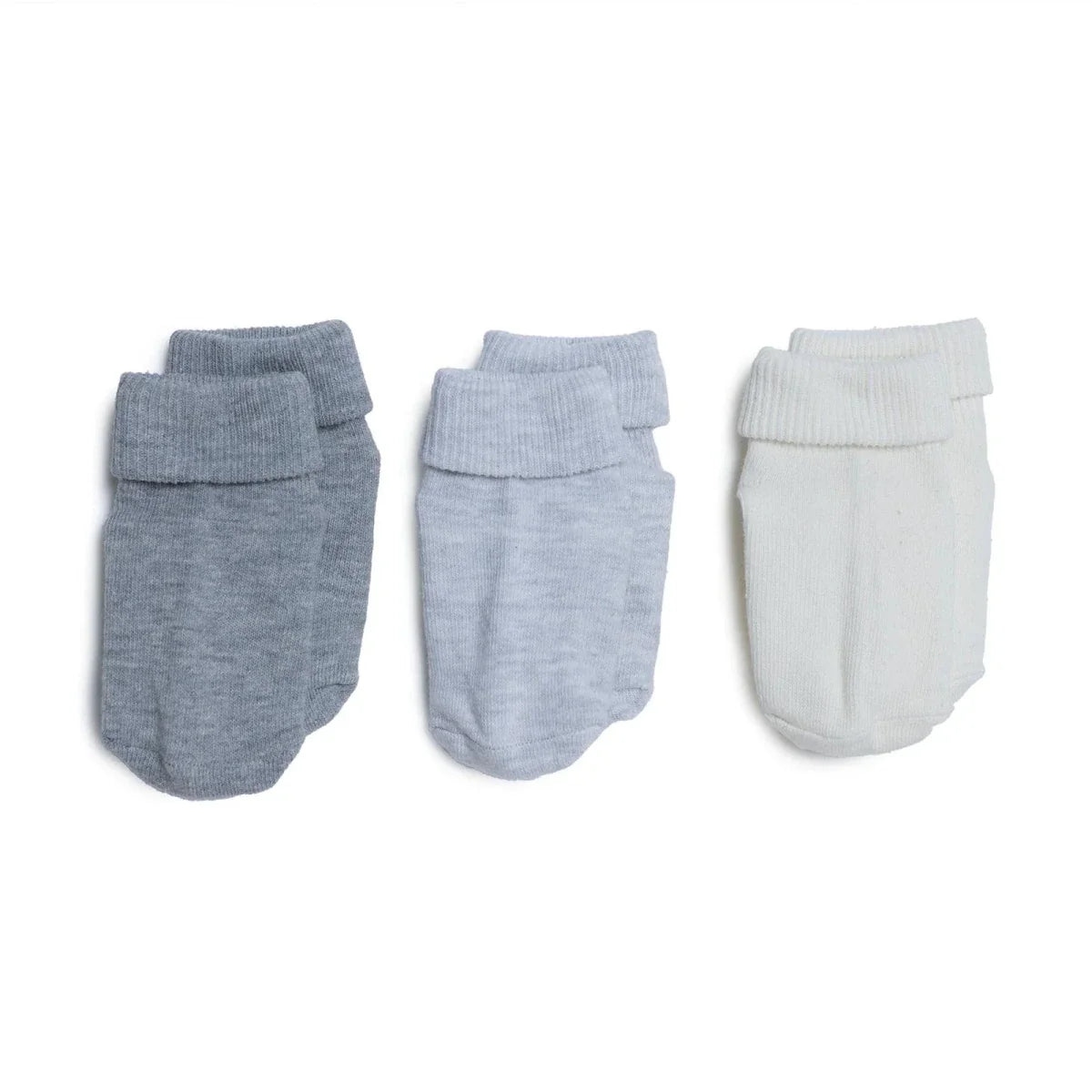 HelloBaby 3 Pack Roll-Top Baby Socks (Newborn to 12-24 Months)