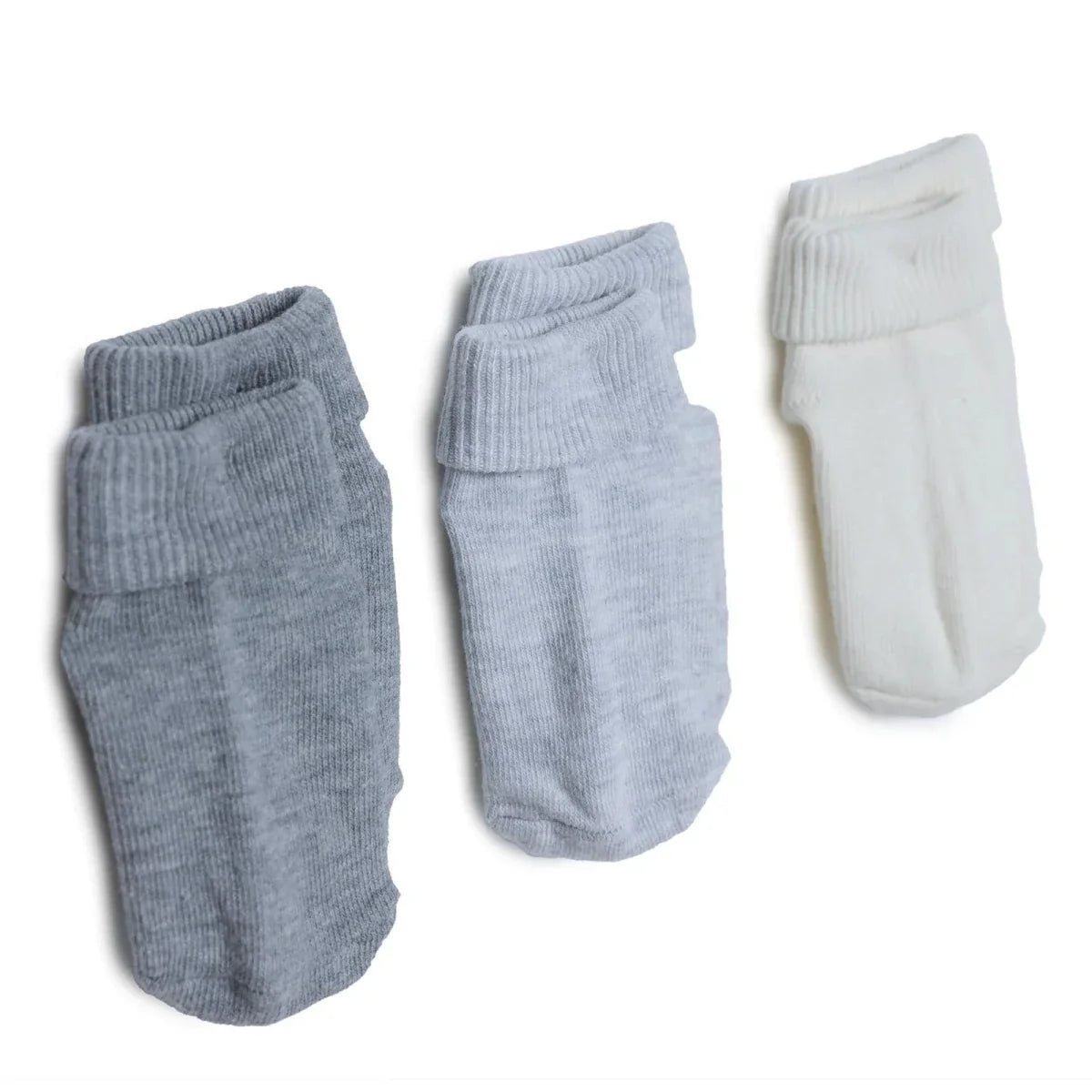 HelloBaby 3 Pack Roll-Top Baby Socks (Newborn to 12-24 Months)