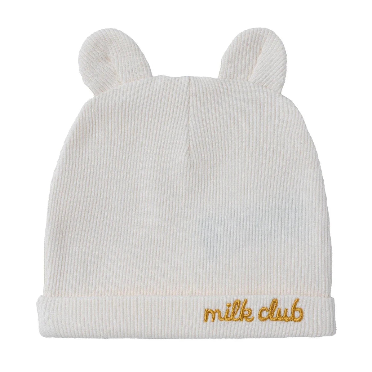 HelloBaby Slogan Print Ribbed Baby Hat (Newborn)
