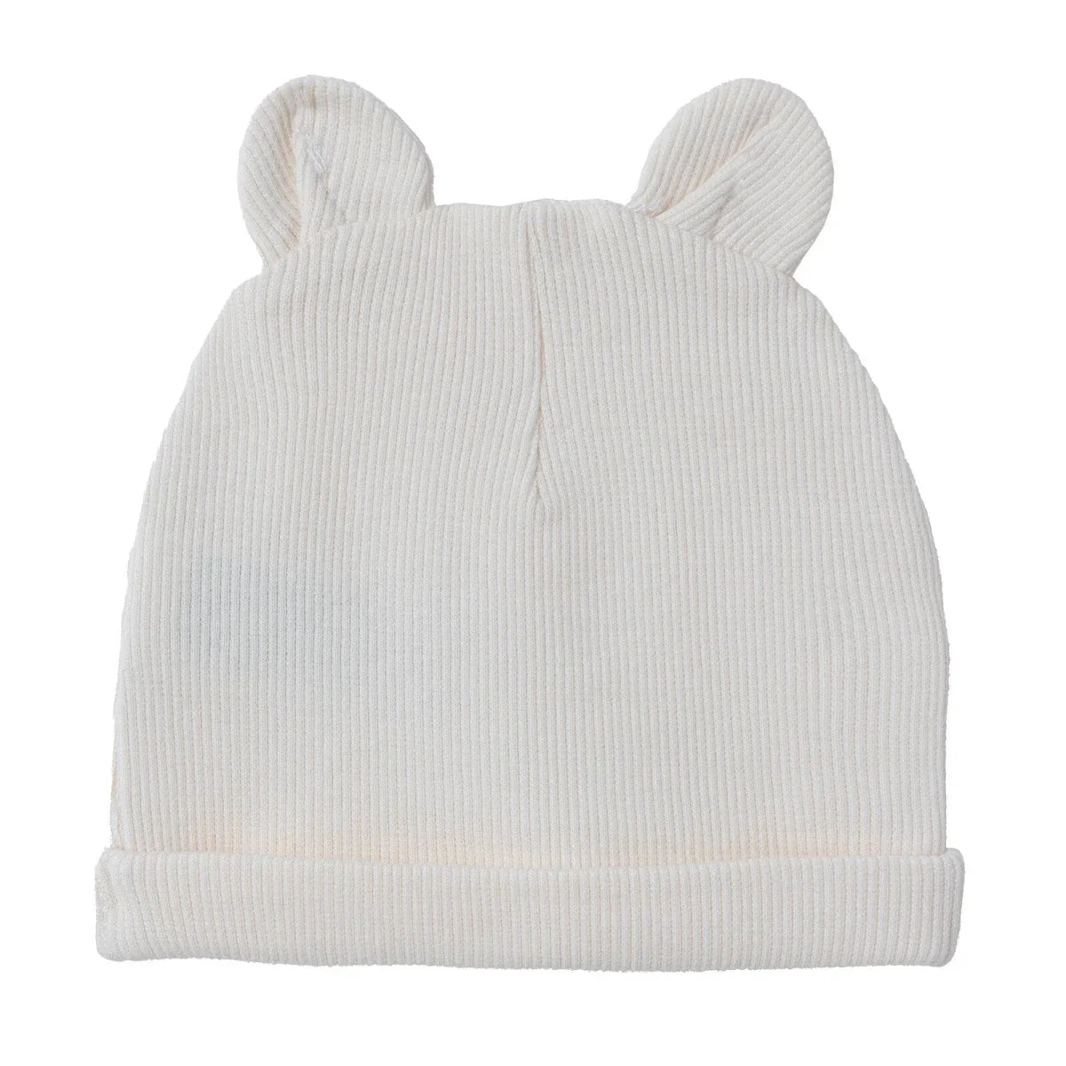 HelloBaby Slogan Print Ribbed Baby Hat (Newborn)