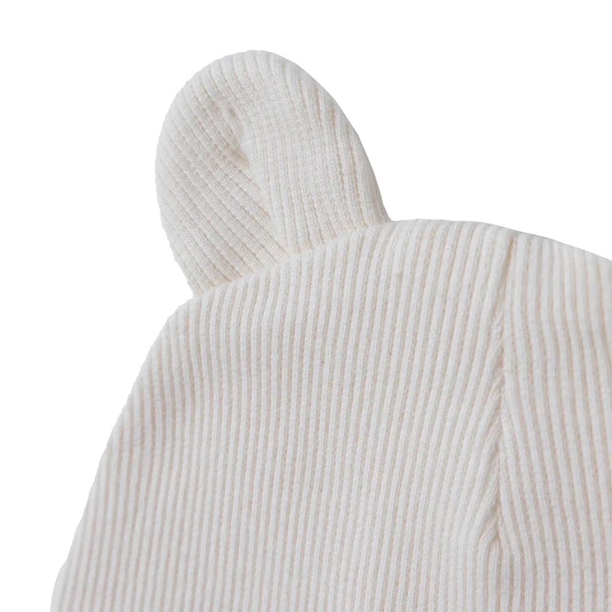 HelloBaby Slogan Print Ribbed Baby Hat (Newborn)