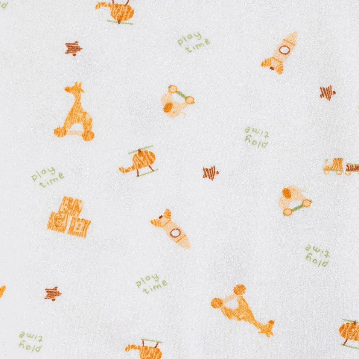 Little Dreams Rocket Print Jersey Baby Blanket (80 x 90 cm)