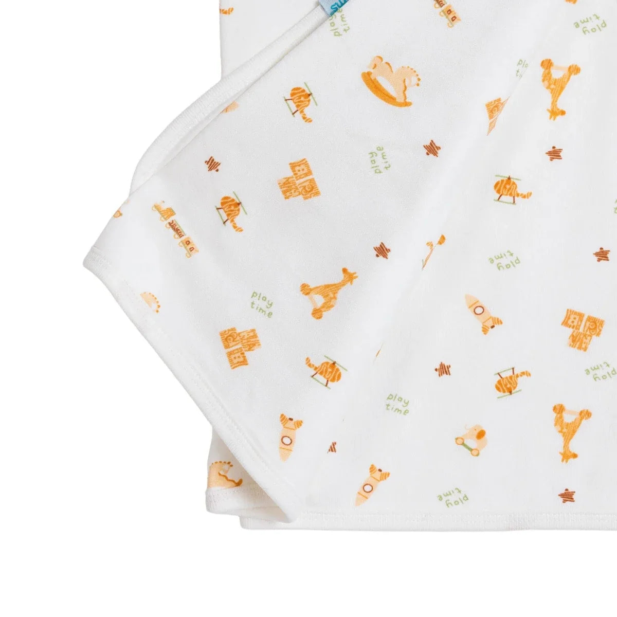 Little Dreams Rocket Print Jersey Baby Blanket (80 x 90 cm)