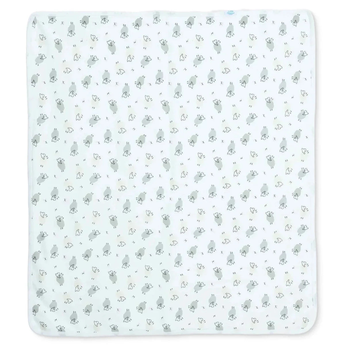 Little Dreams Animal Print Jersey Baby Blanket (80 x 90 cm)