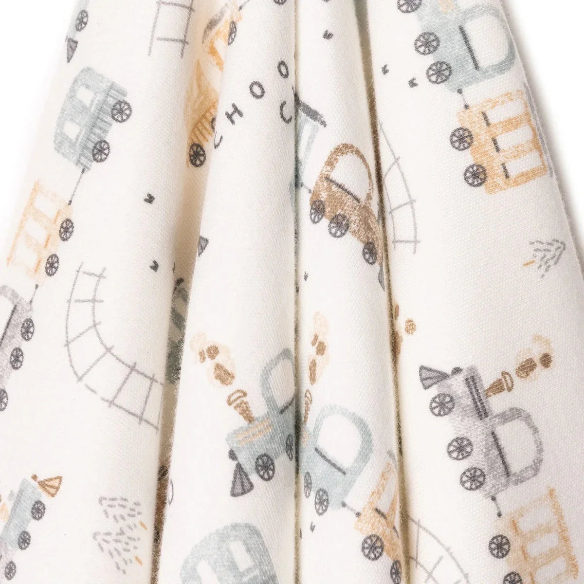 Little Dreams Vehicle Print Jersey Baby Blanket (80 x 90 cm)