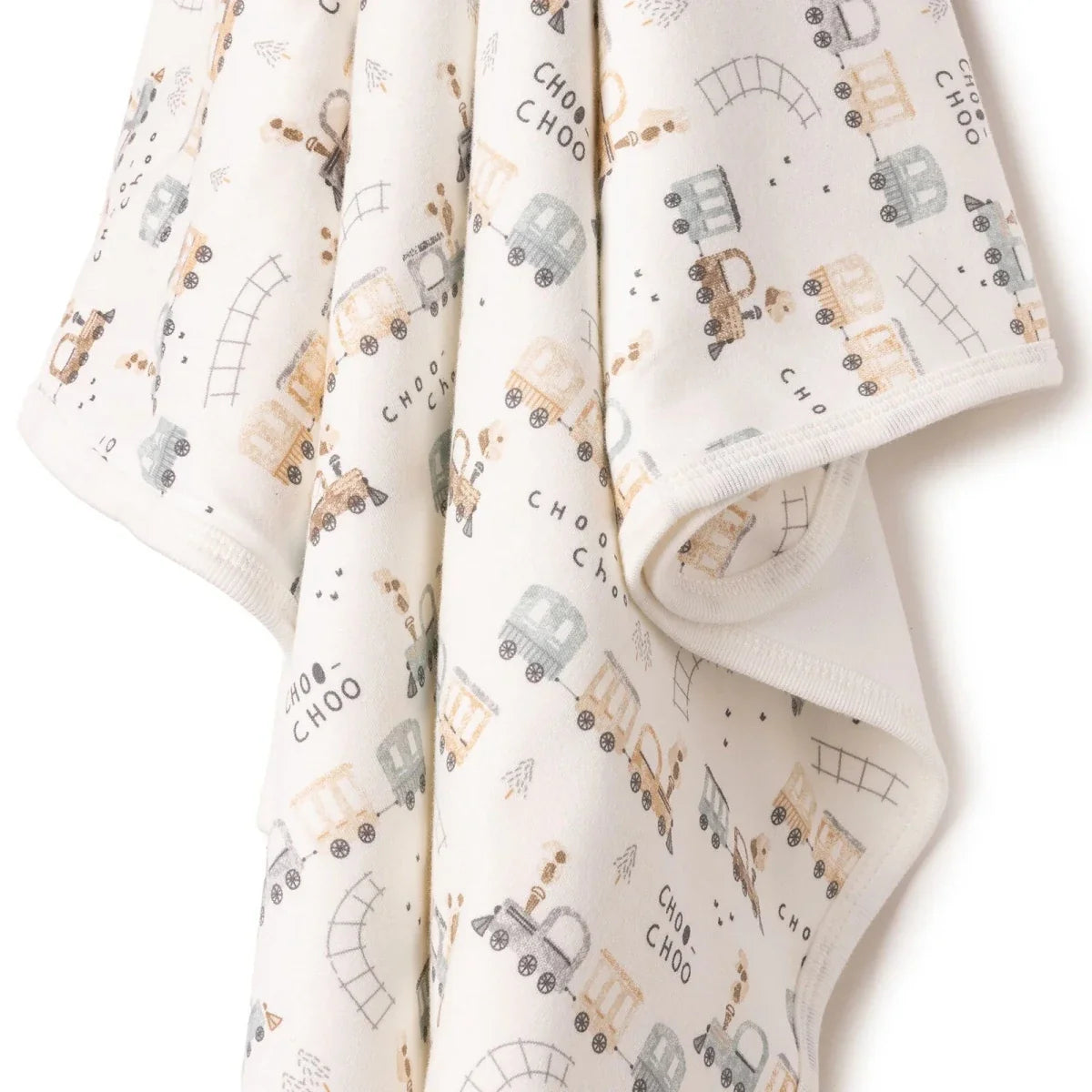 Little Dreams Vehicle Print Jersey Baby Blanket (80 x 90 cm)