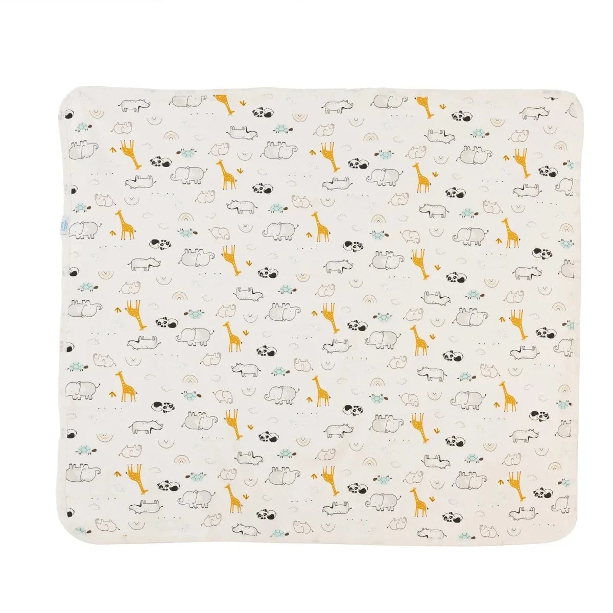 Little Dreams Animal Print Jersey Baby Blanket (80 x 90 cm)