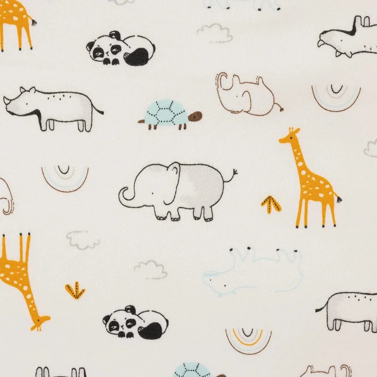 Little Dreams Animal Print Jersey Baby Blanket (80 x 90 cm)