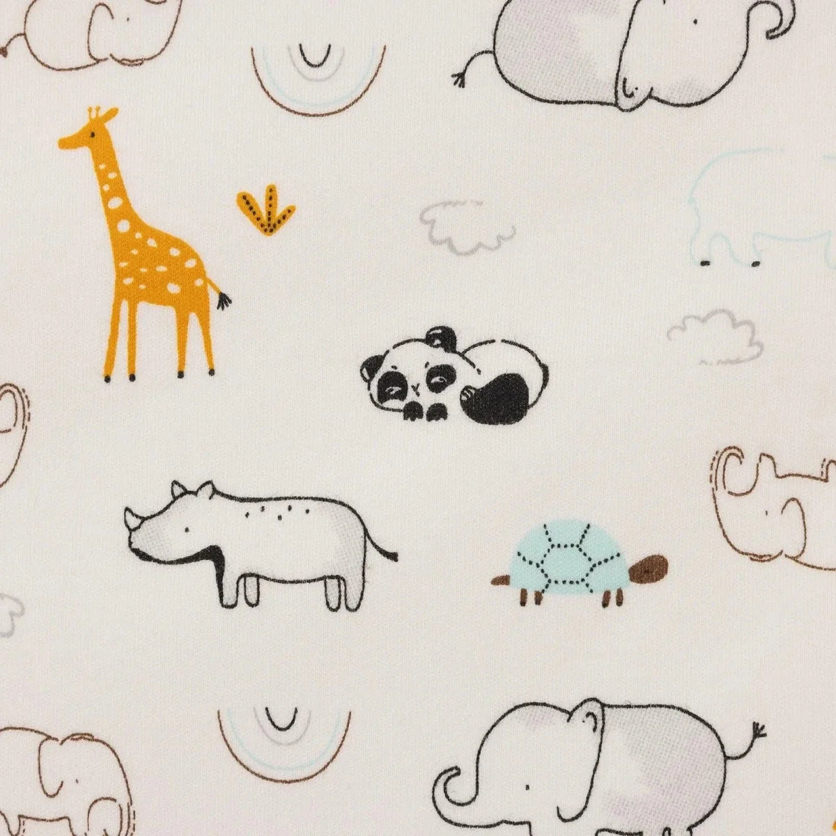Little Dreams Animal Print Jersey Baby Blanket (80 x 90 cm)
