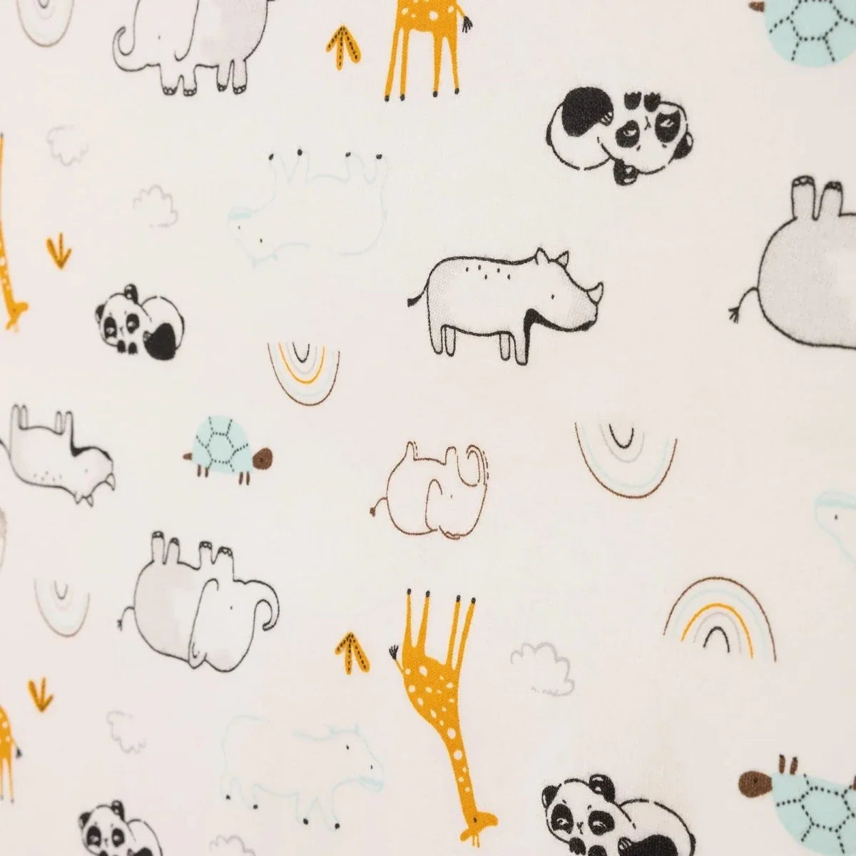 Little Dreams Animal Print Jersey Baby Blanket (80 x 90 cm)