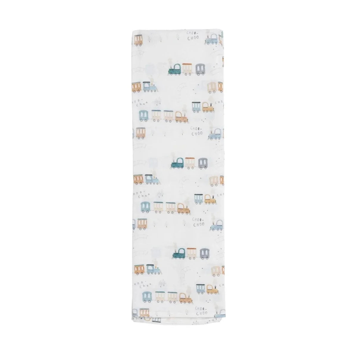 Little Dreams Vehicle Print Muslin Baby Blanket (100 x 110 cm)