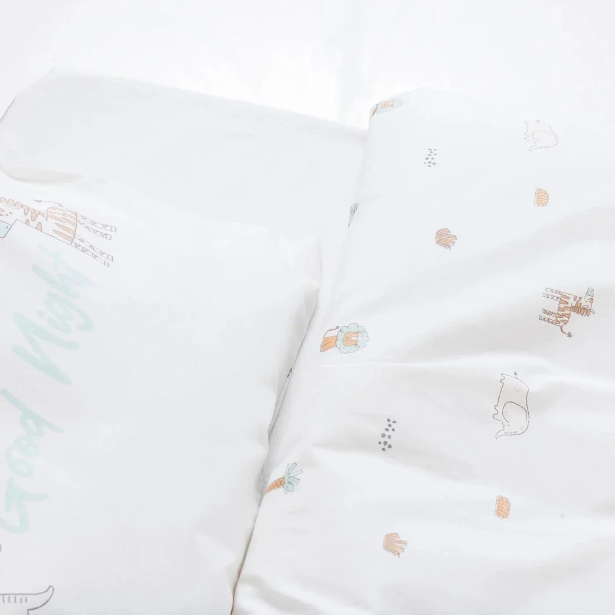 Little Dreams Animal Print Baby Duvet Cover Set (100 x 150 cm)